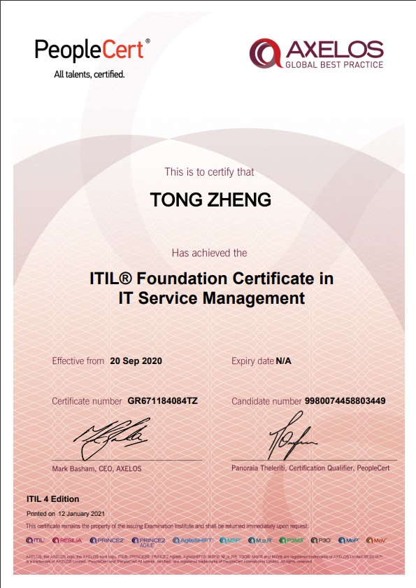 ITIL Foundation