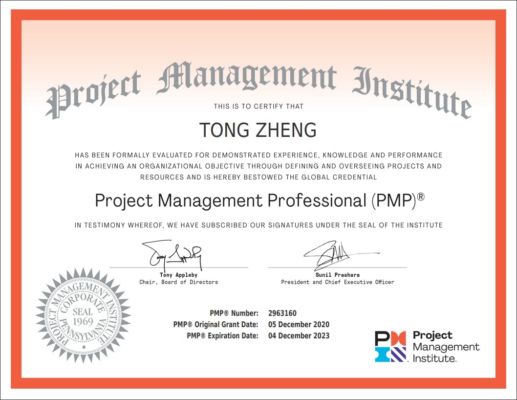 Project Management Professional (PMP)